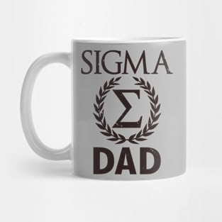 Sigma Dad Sigma Male Gift For Father's Day Mug